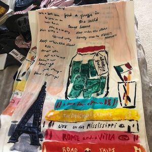 Kate space linen scarf